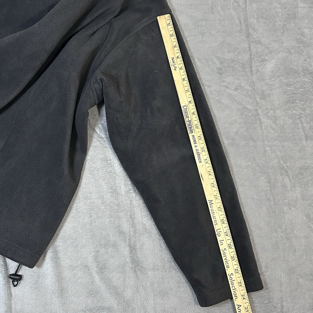 Columbia Men's XL Full Zip Fleece Jacket Black Soft Warm Outdoor Layer WM6113 - Picture 11 of 11